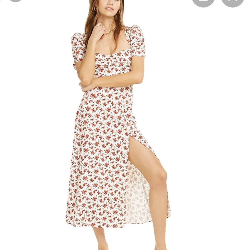 Like New Danielle Bernstein rose midi dress. Very comfy and flattering! (size 4) - Picture 2 of 7